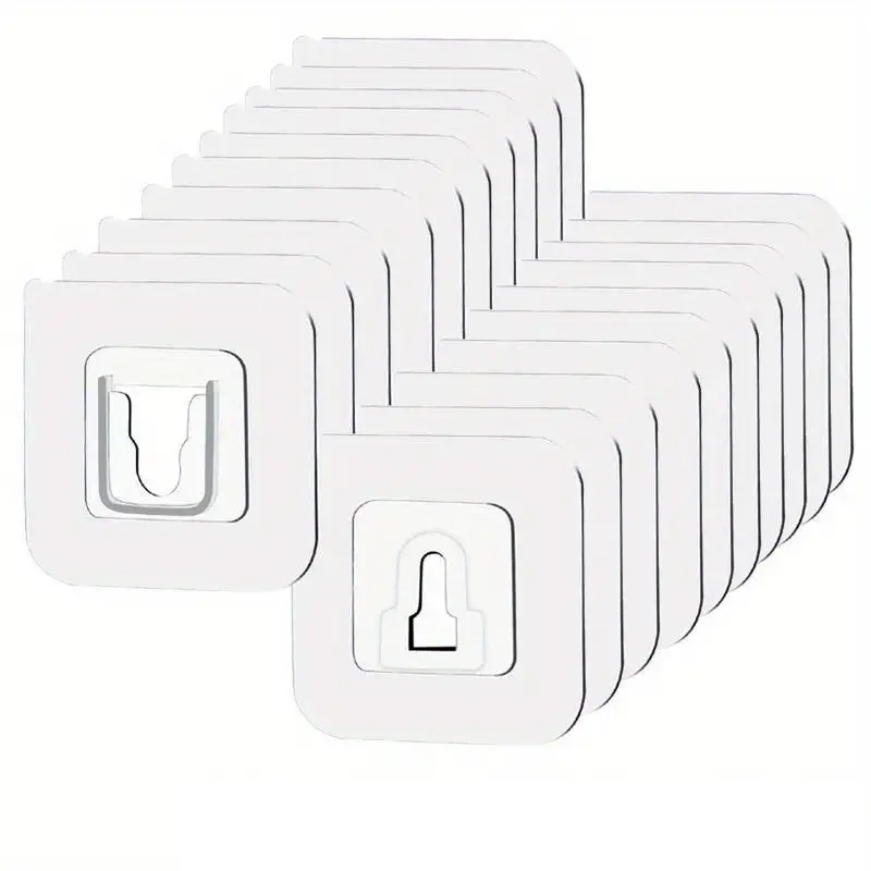 Set 5 Dispozitive Duble pentru Agatat si Suspendat Obiecte Autoadezive 6 x 6 cm [7]