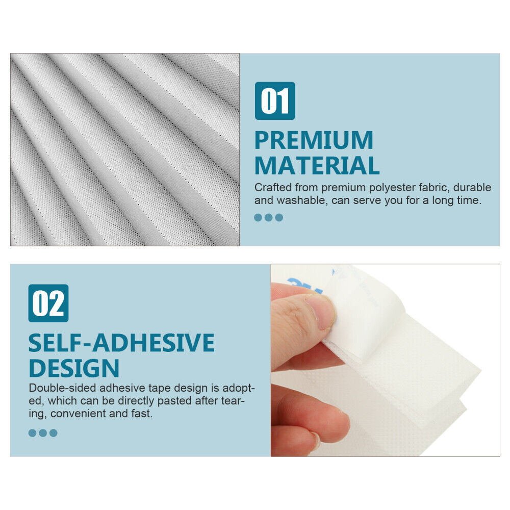Jaluzea Plisata cu Sistem de Prindere Autoadeziv Glixicom 60 x 150 cm, Alba, jaluzele geamuri mansarda rulou dedeman velux leroy merlin pentru ferestre interior hornbach jaluzele ieftine  jysk [3]