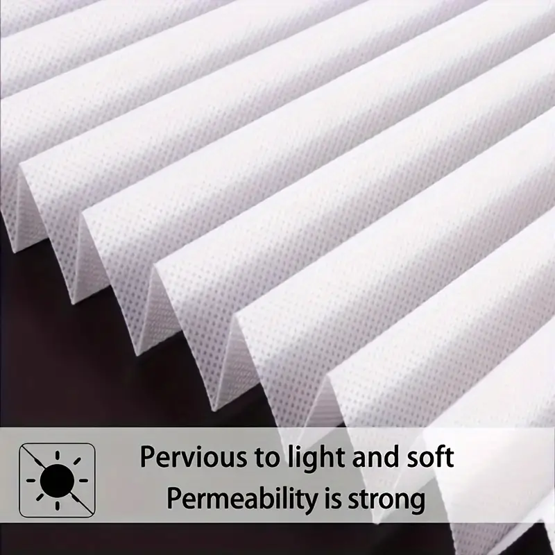 Jaluzea Plisata cu Sistem de Prindere Autoadeziv Glixicom 60 x 150 cm, Alba, jaluzele geamuri mansarda rulou dedeman velux leroy merlin pentru ferestre interior hornbach jaluzele ieftine  jysk [7]