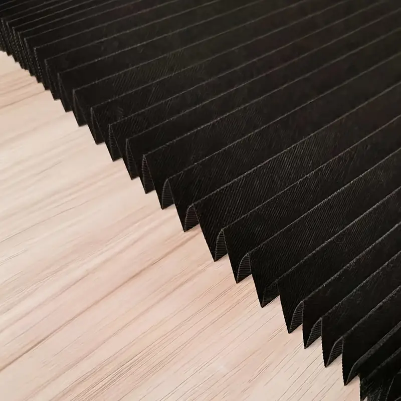 Jaluzea Plisata cu Sistem de Prindere Autoadeziv Glixicom 60 x 150 cm Negru jaluzele geamuri mansarda rulou dedeman velux leroy merlin pentru ferestre interior hornbach jaluzele ieftine  jysk [6]