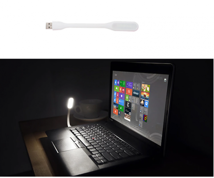 Lampa LED pentru Laptop cu alimentare USB 17 x 1,8 cm [2]