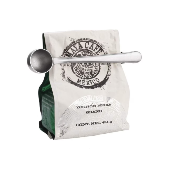 Lingura Dozatoare pentru Cafea cu Maner Tip Cleste Zimtat Prindere Pungi [3]