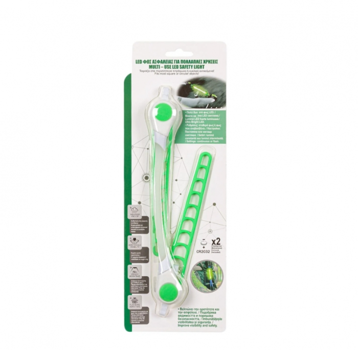 Lumina LED pentru Ciclism sau Drumetii Multifunctionala de Siguranta 2 Moduri de Iluminare [3]