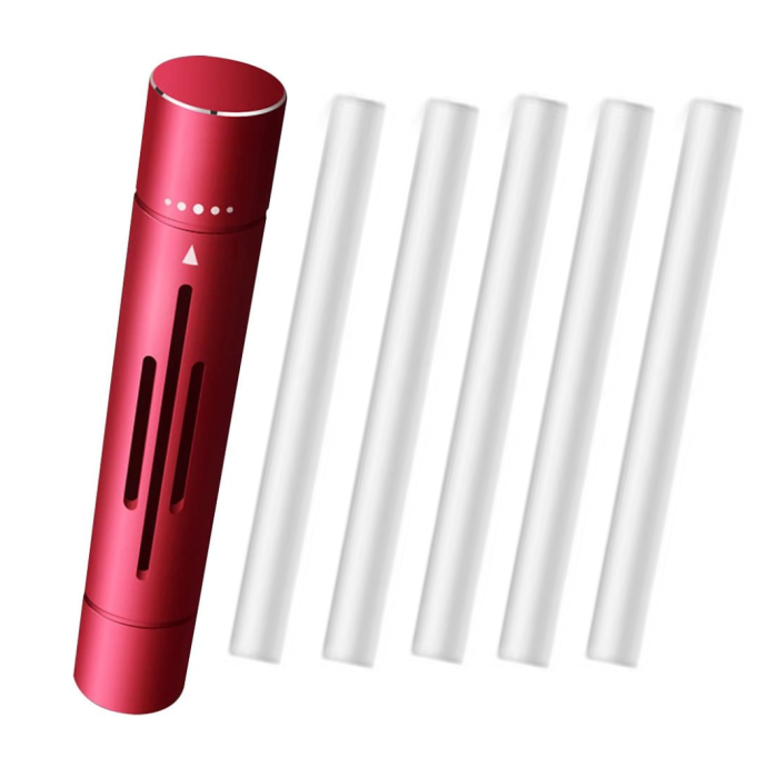 Odorizant Auto din Aluminiu cu 5 Rezerve Uleiuri Esențiale – Parfum Auto Premium, Design Elegant si Aroma Intensa de Durata [26]