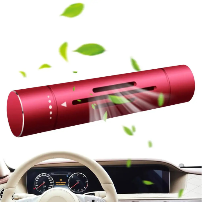 Odorizant Auto din Aluminiu cu 5 Rezerve Uleiuri Esențiale – Parfum Auto Premium, Design Elegant si Aroma Intensa de Durata [25]