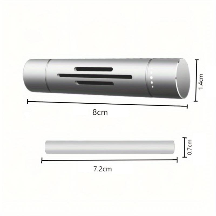 Odorizant Auto din Aluminiu cu 5 Rezerve Uleiuri Esențiale – Parfum Auto Premium, Design Elegant si Aroma Intensa de Durata [13]