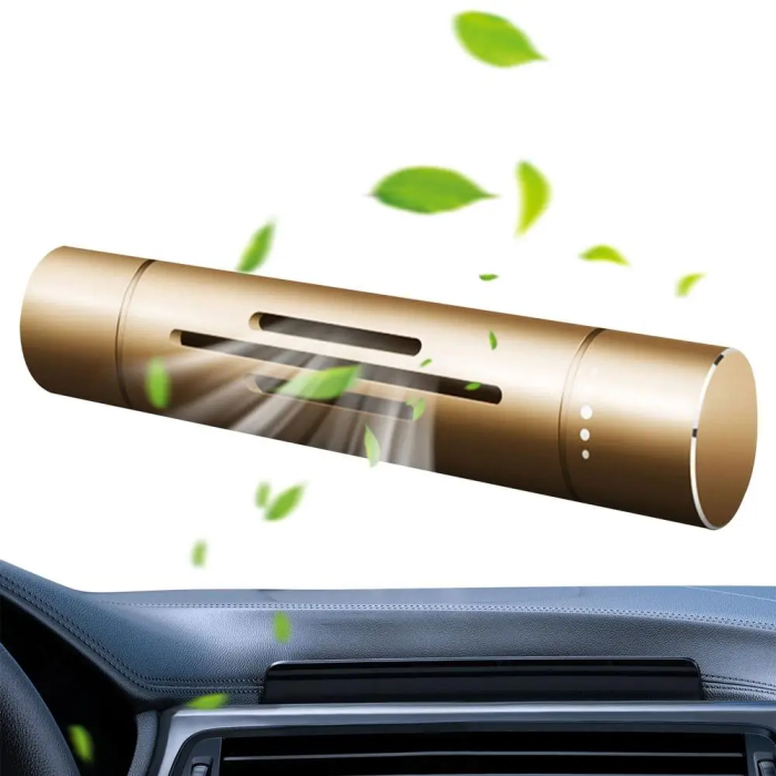 Odorizant Auto din Aluminiu cu 5 Rezerve Uleiuri Esențiale – Parfum Auto Premium, Design Elegant si Aroma Intensa de Durata [18]