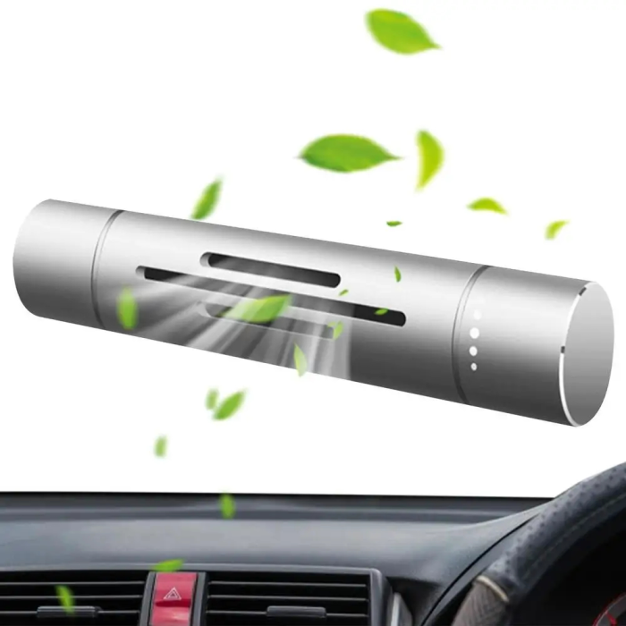 Odorizant Auto din Aluminiu cu 5 Rezerve Uleiuri Esențiale – Parfum Auto Premium, Design Elegant si Aroma Intensa de Durata [14]