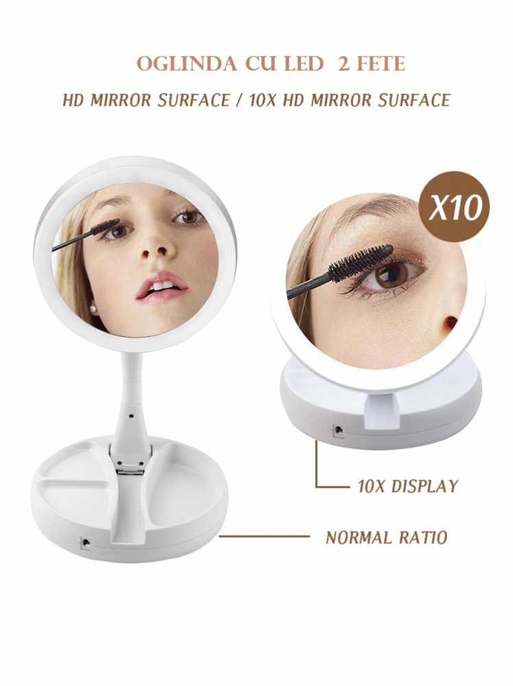 oglinda make-up profesionala Oglinda machiaj cu led dedeman Oglinda cu led machiaj emag Oglinda led machiaj altex oglinda machiaj cu iluminare led si alimentare usb [5]