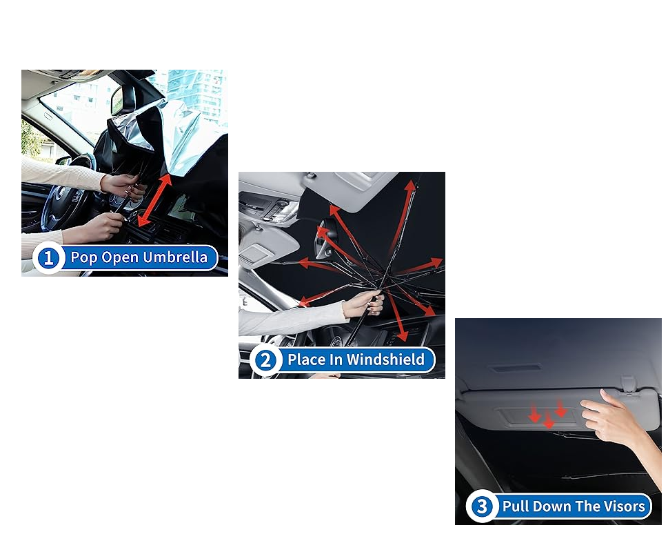 Parasolar umbrela dedeman  Parasolar auto carrefour kaufland parasolar auto jumbo parasolar auto izolatie termica 135 cm x 70 cm parasolar auto ieftin glixicom negru cu husa depozitare [7]