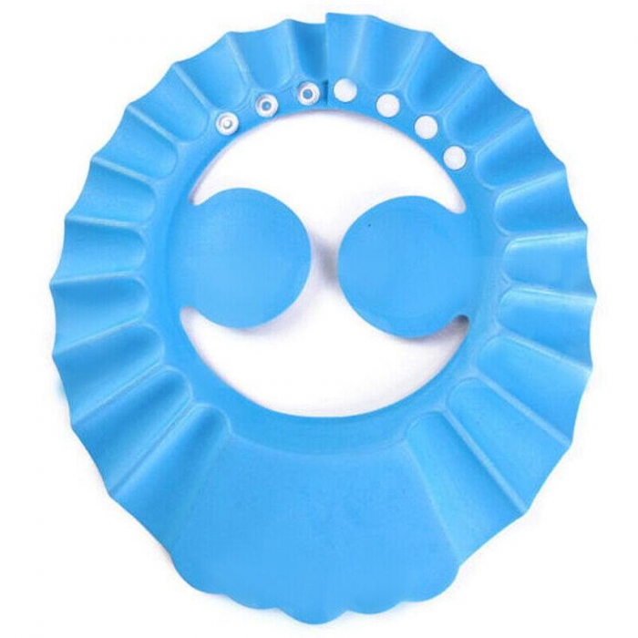 Protectie Cap pentru Baie Copii din Spuma EVA Albastru Marime Reglabila [2]