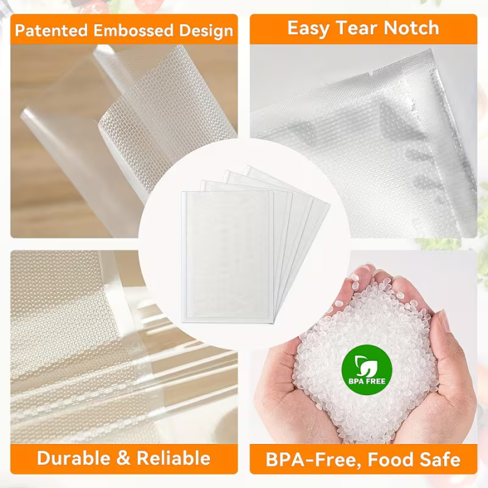 Pungi Grofate pentru Vidat Alimente fara BPA 20 x 30 cm [6]