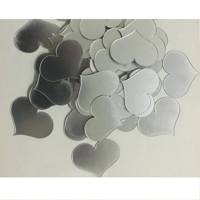Set 100 Oglinzi Acrilice Decorative in Forma de Inima Autoadezive [5]
