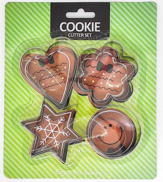 Set 12 Forme Metalice pentru Fursecuri Prajituri sau Gogosi cu Marimi Diferite [5]