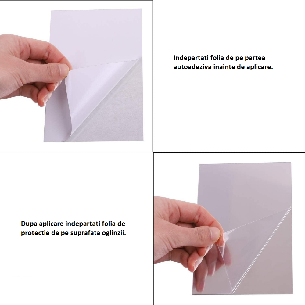 Set oglinzi acrilice  model dreptunghi 10x 15 cm, argintiu, oglinda acrilica perete mare decortiva dedeman dormitor rama ikea baie dedeman jysk  emag pret ieftin  mobexpert moderne ieftine leroy merlin autocolant  dreptunghi [4]