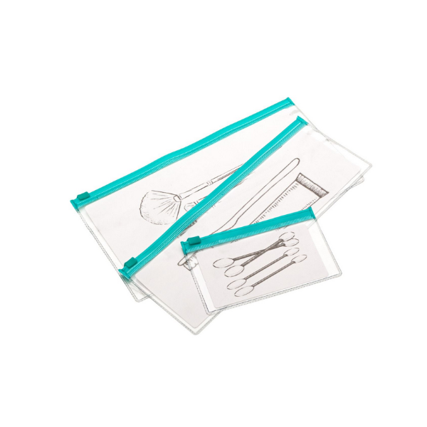 Set 3 Gentute Organizatoare pentru Voiaj din Nylon cu Sistem de Inchidere Reutilizabile [3]