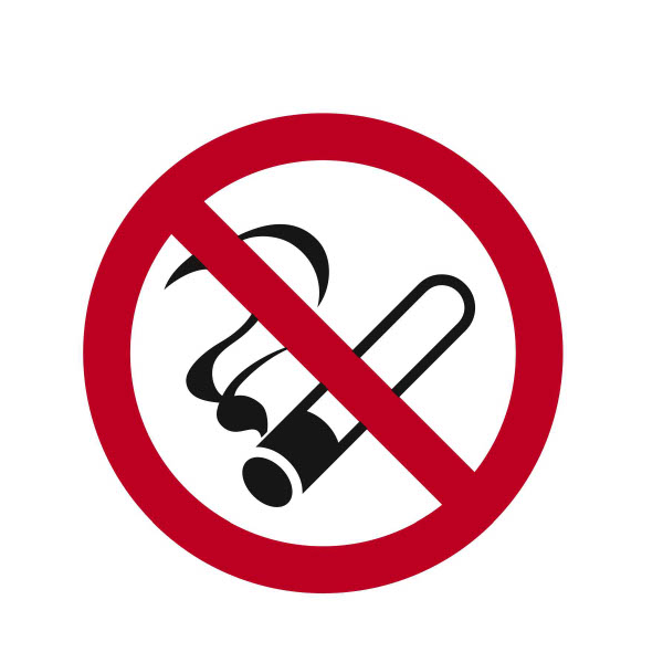 Set 4 Bucati Sticker No Smoking Autoadezive din PVC Diametru 11 cm [3]
