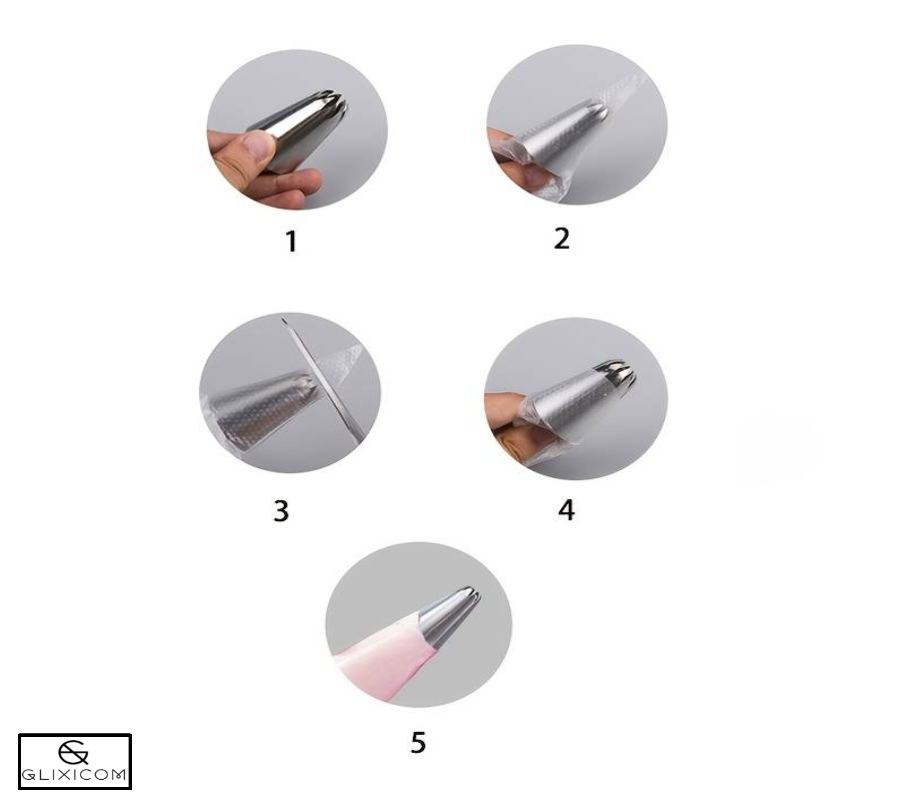 Set decorare prajituri  Poș din punga Posuri pentru ornat jumbo Sprit pentru ornat prajituri dedeman Pos crema emag punga ornare prajituri torturi creme salate ieftin glixicom [6]