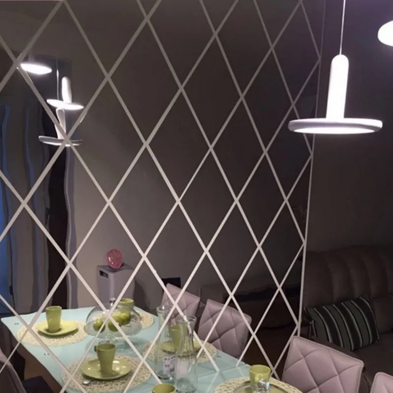 oglinzi decorative model romb autoadezive pentru hol baie bucatarie sufragerie din acril oglinzi moderne decorative dedeman ikea jumbo oglinda decorativa ieftina glixicom mobila sau perete [12]