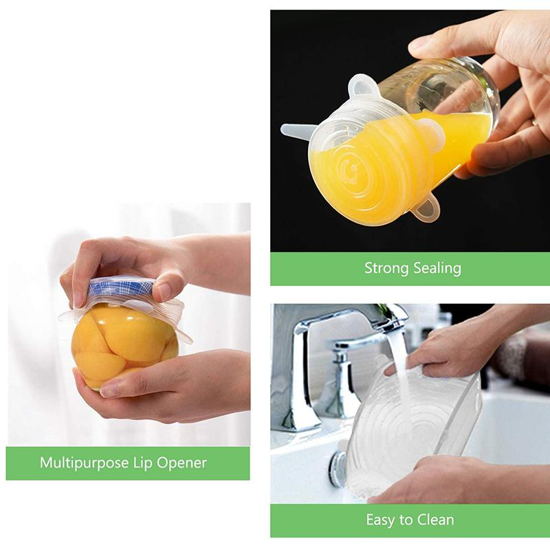 capace silicon reutilizabile pentru vase fructe boluri borcane cesti cani pahare legume capace depozitare mancare frigider silicon alimentar jumbo pepco auchan emag capace silicon ieftine glixicom [8]