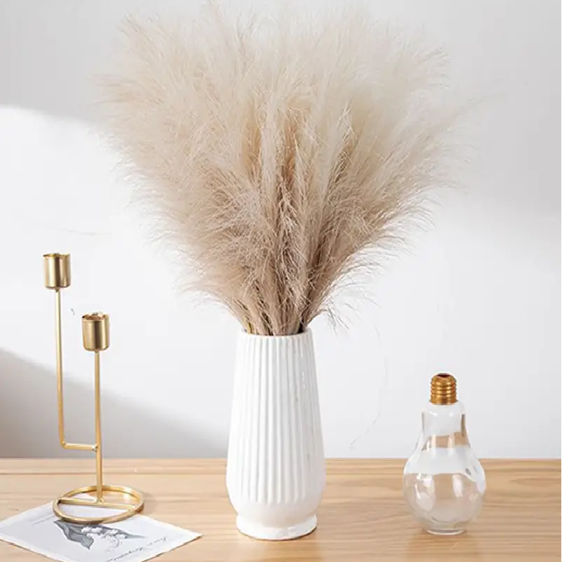 Iarba de pampas decorativa iarba de pampas dedeman artficiala din matase iarba artificiala decorativa emag plante/flori decorative ornamentale, ornament interior, frunze decor pentru botez nunta dedeman jysk leroy [7]