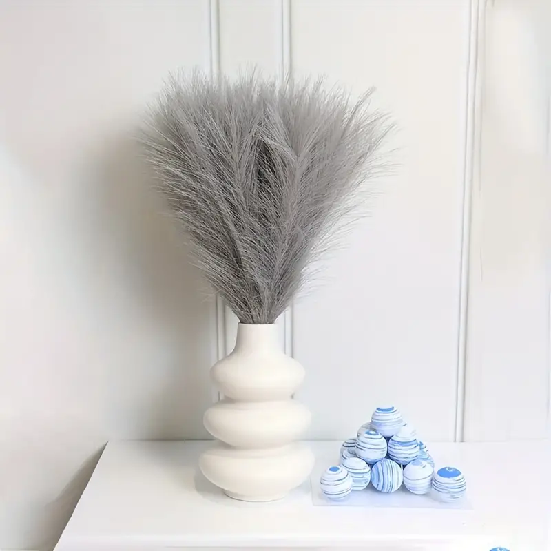 Iarba de pampas decorativa iarba de pampas dedeman artficiala din matase iarba artificiala decorativa emag plante/flori decorative ornamentale, ornament interior, frunze decor pentru botez nunta dedeman jysk leroy [6]