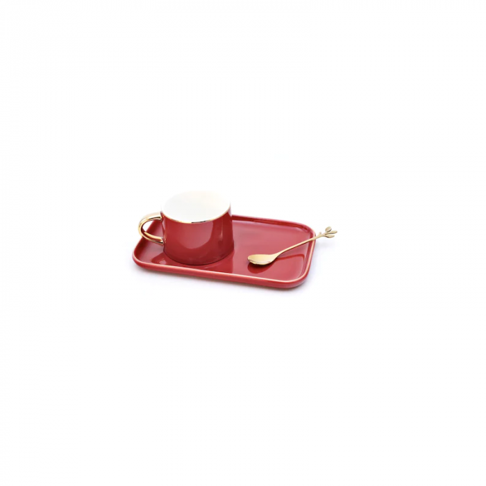 Set 6 Lingurite pentru Cafea si Desert din Inox Auriu 12,5 cm [4]