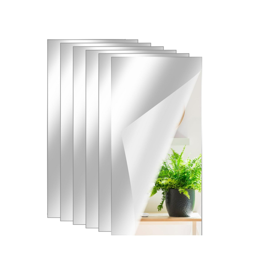 Set oglinzi acrilice  model dreptunghi  argintiu, oglinda acrilica perete mare decortiva dedeman dormitor rama ikea baie dedeman jysk  emag pret ieftin  mobexpert moderne ieftine leroy merlin autocolant  dreptunghi   35 x 8 cm glixicom [19]