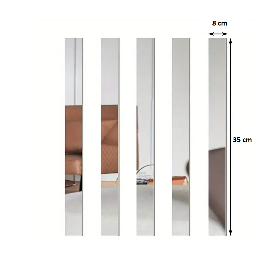 Set oglinzi acrilice  model dreptunghi  argintiu, oglinda acrilica perete mare decortiva dedeman dormitor rama ikea baie dedeman jysk  emag pret ieftin  mobexpert moderne ieftine leroy merlin autocolant  dreptunghi   35 x 8 cm glixicom [12]