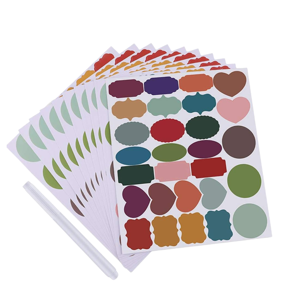 set 84 etichete pvc reutilizabile pentru borcan sticla caserola + marker vopsea alba ieftine emag  etichete dedeman [7]