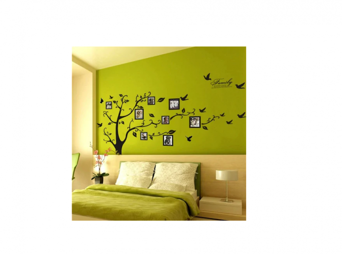 Sticker Decorativ Copac cu 7 Rame Foto Autocolant [6]