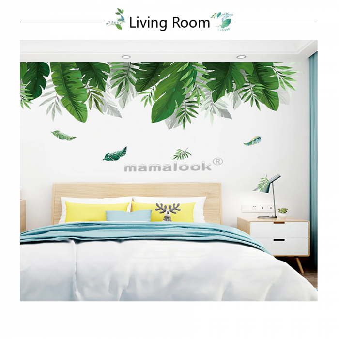 Sticker Decorativ Frunze Exotice 150 x 70 cm G Glixicom® [6]