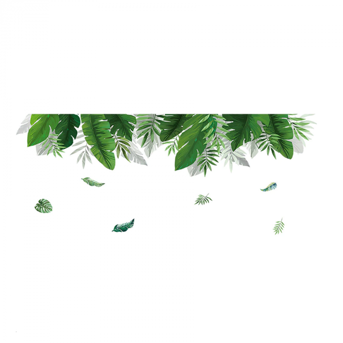 Sticker Decorativ Frunze Exotice 150 x 70 cm G Glixicom® [4]
