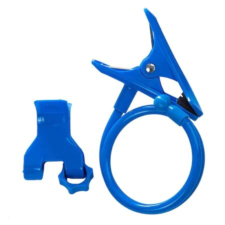 Suport Flexibil cu Brat si Clema Metalica, Rotatie 360 de Grade 50 cm Albastru [6]