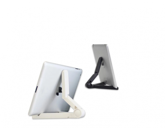 Suport pentru Tableta, E-reader sau Telefon Pliabil si Reglabil Alb [2]