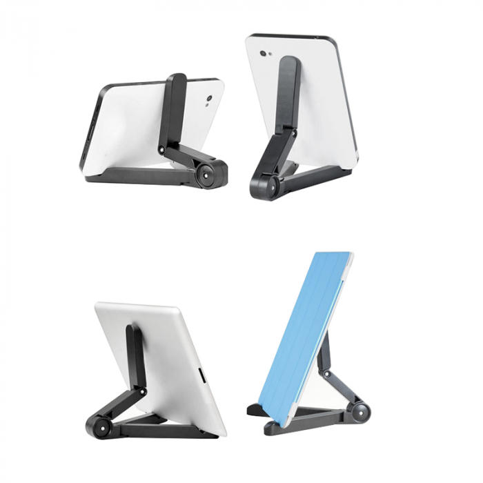 Suport pentru Tableta, E-reader sau Telefon Pliabil si Reglabil Negru [6]