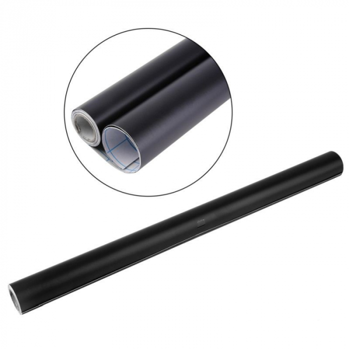 Tabla Scolara Neagra sub Forma de Autocolant pentru Scris cu Creta, 2 m x 45 cm [7]