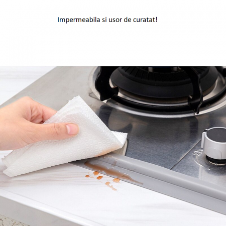 Banda Adeziva pentru Etansare Plita WC Cada Chiuveta Multifunctionala si Impermeabila 3,2 m x 3,6 cm [2]