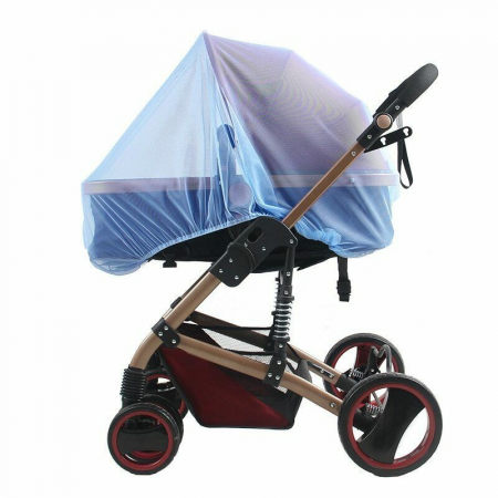 Toate Produsele - Plasa Anti - Tantari pentru Carucior Patut sau Landou Diametru Maxim 2,20 m Albastru