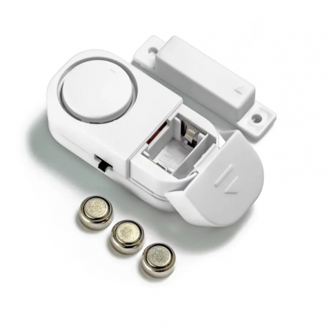 Senzor antiefractie Senzori magnetici antiefractie dedeman  Alarma de Usa/Fereastra cu Senzor Magnetic [1]