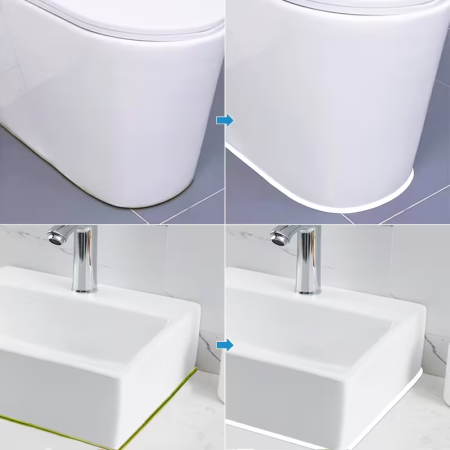 banda adeziva etansare chiuveta cabina dus wc banda etansare siliconata autoadeziva [4]