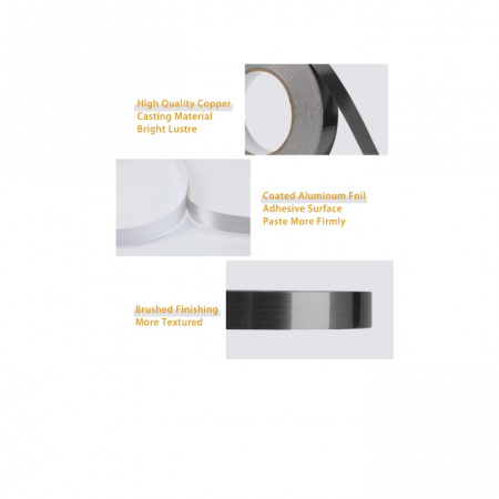 Banda Adeziva Decorativa Pentru Rosturi Gresie si Faianta Negru  50 m x 5 mm Decoratiune rosturi murdare glixicom emag dedeman leroy merlin brico depot  jysk [5]
