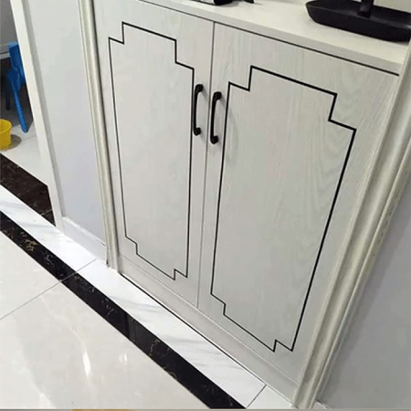 Banda Adeziva Decorativa Pentru Rosturi Gresie si Faianta Negru  50 m x 5 mm Decoratiune rosturi murdare glixicom emag dedeman leroy merlin brico depot  jysk [2]