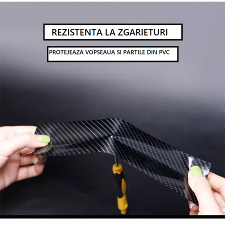 Banda Adeziva pentru Tuning Auto 7 x 300 cm Efect 5D Carbon [3]