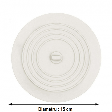Capac Cauciuc pentru Protectie Mirosuri Neplacute sau Anti - Gandaci Diametru 15 cm [1]