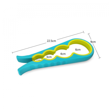 Desfacator Capace Borcane si Sticle cu 4 Dimensiuni Albastru G Glixicom® [2]