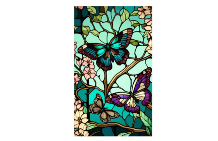 folie geam decorativa tip vitraliu pasari colibri hornach  folie geam intimitate protectie solara dedeman  folie geam autoadeziva vitraliu brico [13]