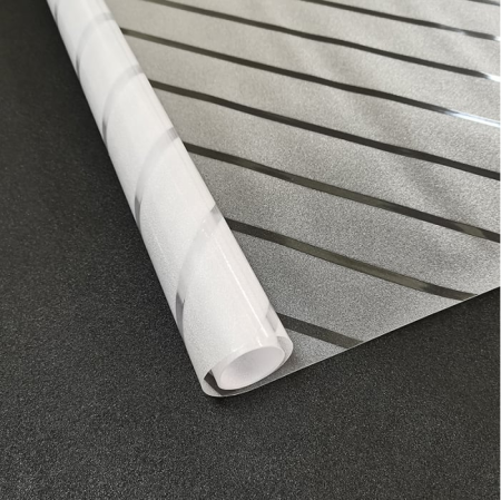 Folie Decorativa Pentru Geam, Dungi Mate Pentru Intimitate si Protectie Solara, Folie Decorativa Pentru Geam Folie autocolanta geam Folie Geam Folie autocolanta geam termopan Folie geam sa nu se vada din exterior Folie geam termopan sa nu se vada in casa Folie sablata Folie mata pentru geam Folie adeziva pentru geam [9]