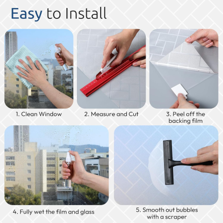 Folie Decorativa Pentru Geam, Dungi Mate Pentru Intimitate si Protectie Solara, Folie Decorativa Pentru Geam Folie autocolanta geam Folie Geam Folie autocolanta geam termopan Folie geam sa nu se vada din exterior Folie geam termopan sa nu se vada in casa Folie sablata Folie mata pentru geam Folie adeziva pentru geam [22]