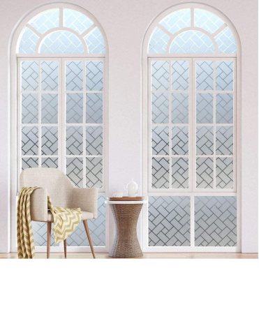 Folie Decorativa Pentru Geam, Dungi Mate Pentru Intimitate si Protectie Solara, Folie Decorativa Pentru Geam Folie autocolanta geam Folie Geam Folie autocolanta geam termopan Folie geam sa nu se vada din exterior Folie geam termopan sa nu se vada in casa Folie sablata Folie mata pentru geam Folie adeziva pentru geam [23]